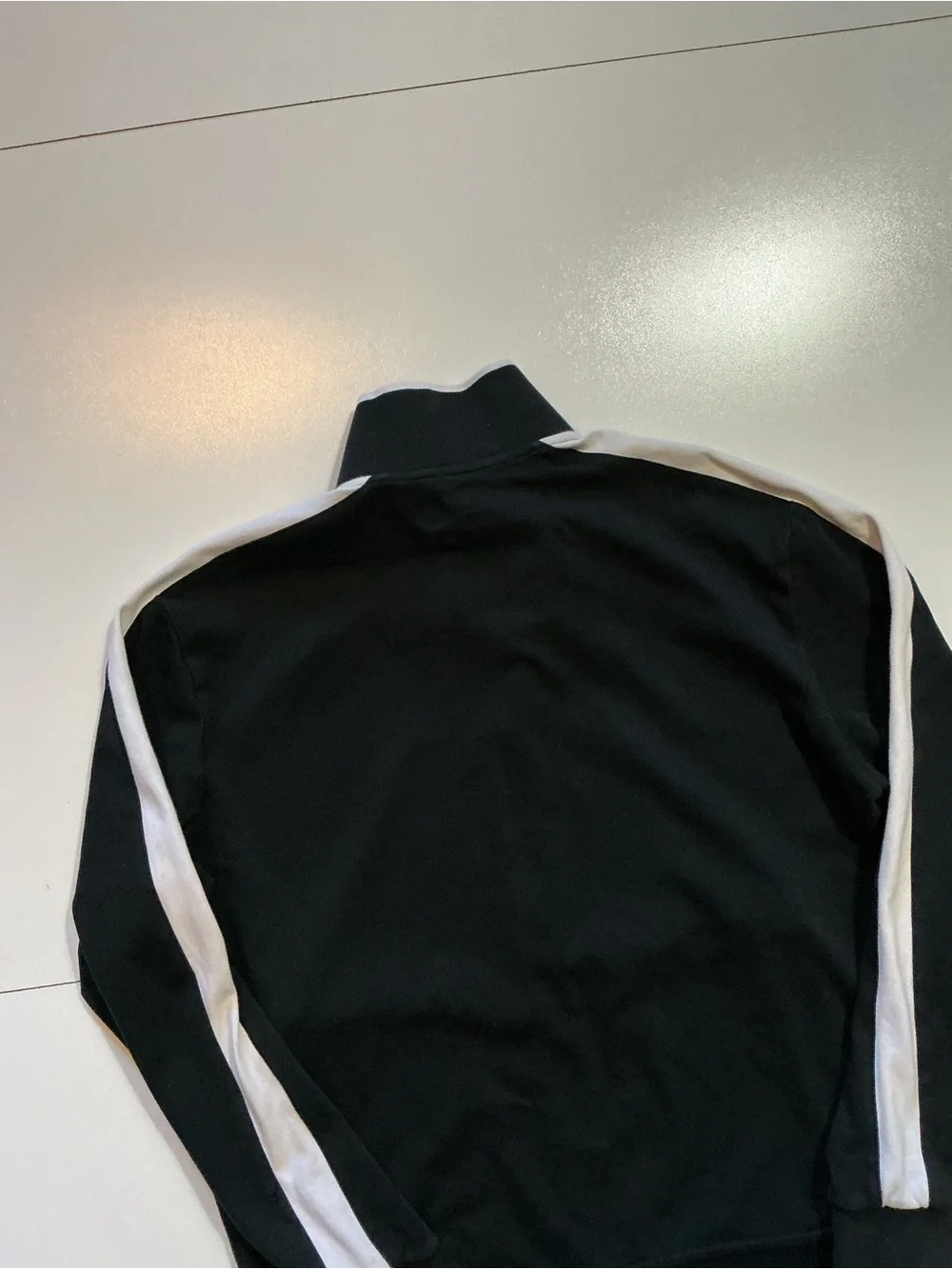 Polo Ralph Lauren Pony Logo Black & White Full Zip Mens Sweat Track Jacket